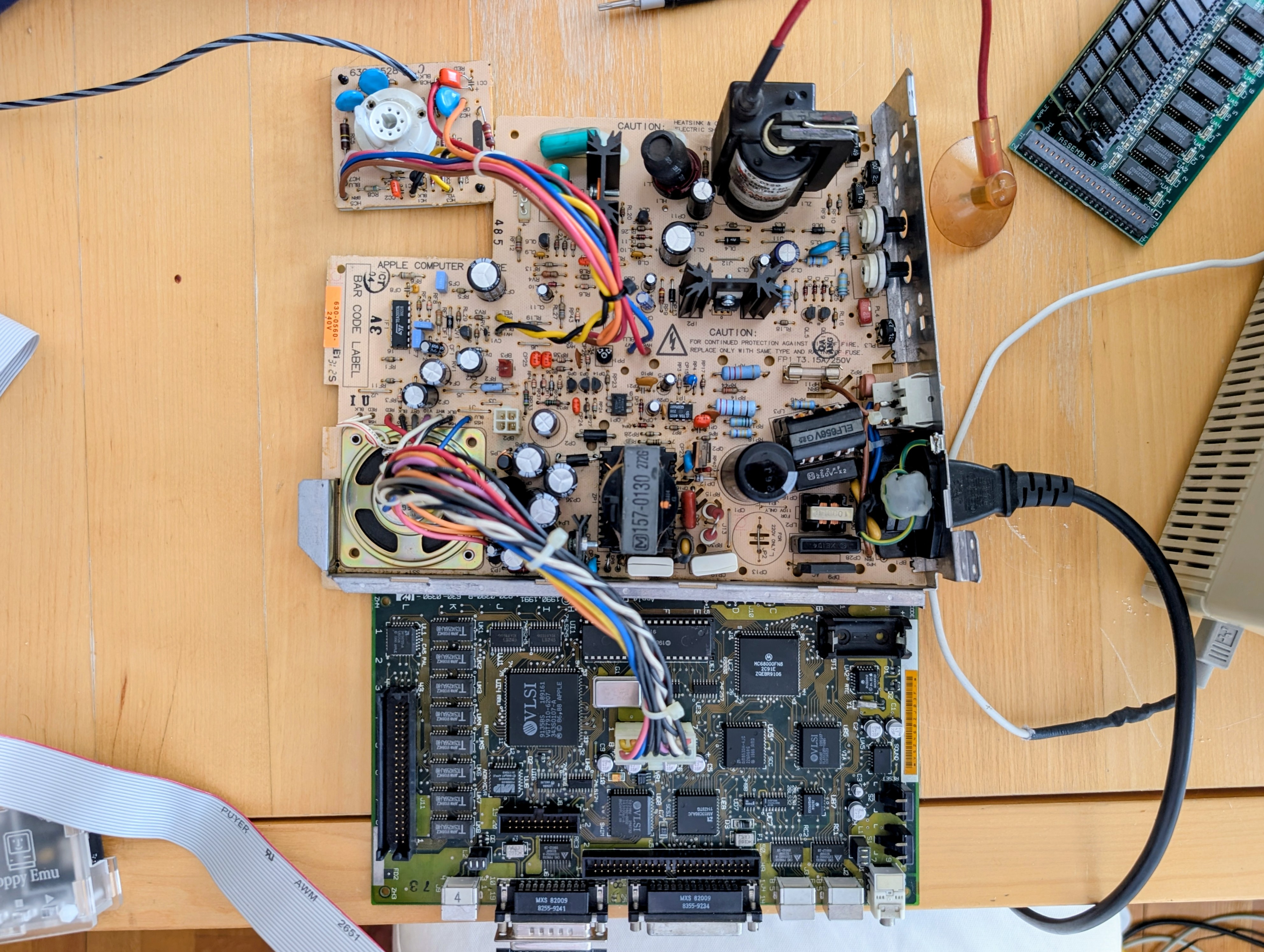 Two circuit board connected to each other